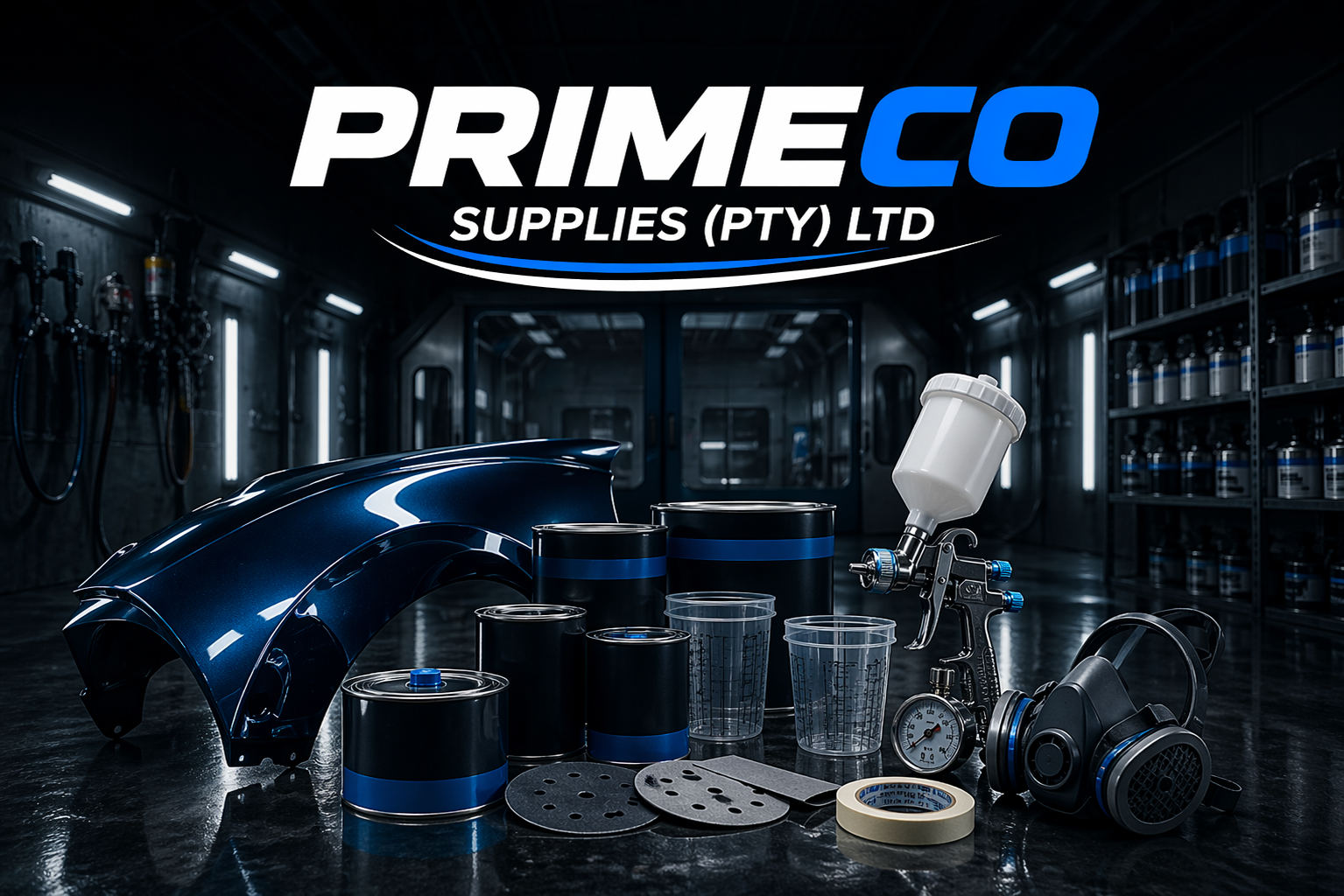 Primeco automotive paint, spray gun and refinishing supplies