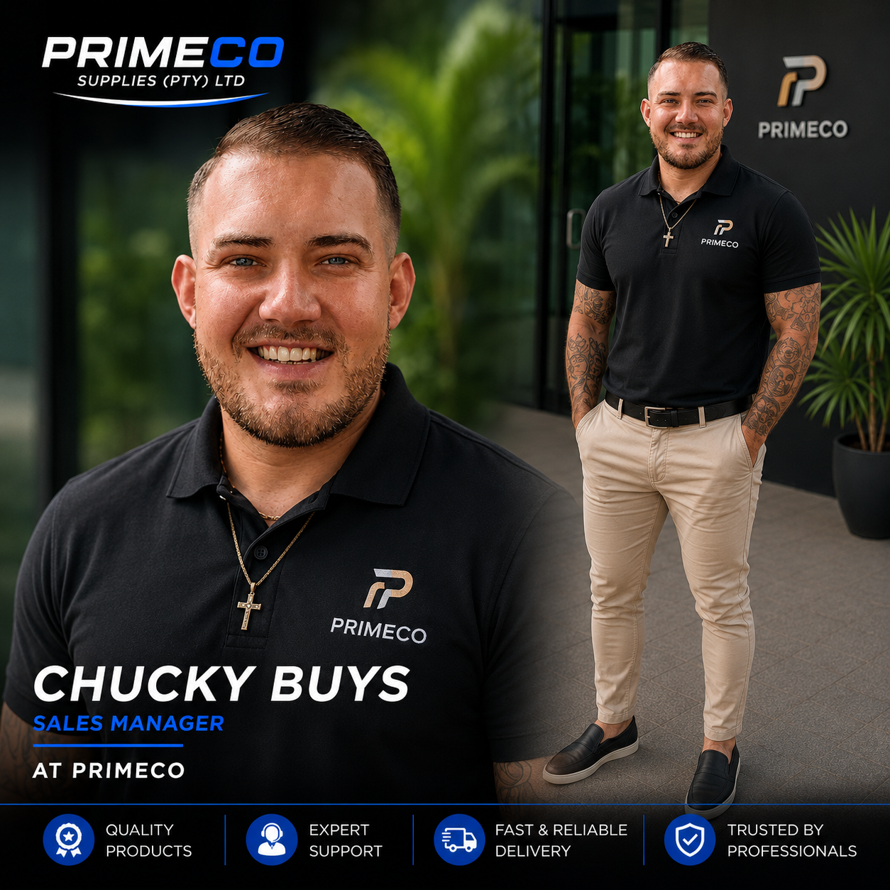 Chucky Buys, Sales Manager at Primeco Supplies