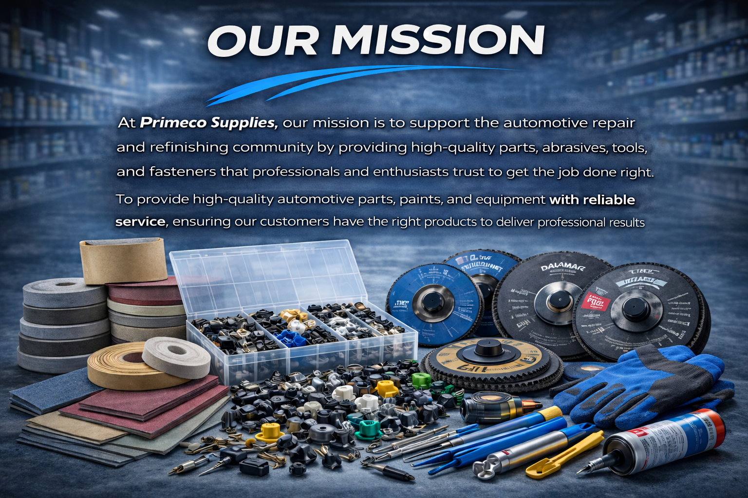 Primeco Supplies mission profile page